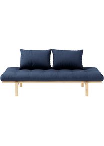Karup Design , Daybett »Pace« Set, 2 Stk. tlg. aus massiven Kiefernholz, inkl. Futonmatratze , Marine
