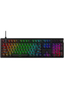 HYPERX, Gaming-Tastatur &raquo;Alloy Rise&laquo; (Fn-Tasten Gaming-Modus Profil-Speicher Ziffernblock verstellbare F&uuml;&szlig;e), schwarz, RGB-Beleuchtung