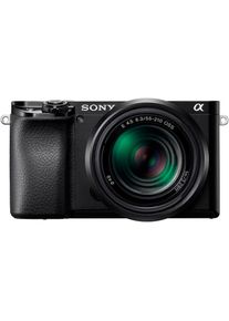 Sony , Kompaktkamera »Alpha 6100 + 16-50mm Objektiv«, 24,2, Bluetooth , schwarz , IDEAL FÜR: Einsteiger, die ein kompaktes Alltagsobjektiv wollen...