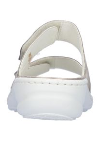 Waldl&auml;ufer Waldl&auml;ufer, Damen, Pantolette &raquo;HERIA&laquo; mit Klettverschl&uuml;sse, H-Weite, goldfarben, 3,5 (36), goldfarben, Pantolette mit Luftkammern-Laufsohle f&uuml;r einen 