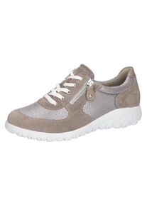 Waldl&auml;ufer Waldl&auml;ufer, Damen, Schn&uuml;rschuh &raquo;HAVY&laquo; , Sneaker, Halbschuh, Freizeitschuh in Komfortweite H (= sehr weit), taupe, 7,5 (41), taupe, Schn&uuml;rschuh mit 