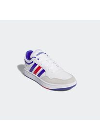 adidas Sportswear , Sneaker »HOOPS 3.0« , Cloud White / Lucid Blue / Better Scarlet , 48 , 48 , Ein Sneaker mit klassischem Colourway und Retrovibe.