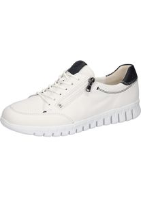 Waldl&auml;ufer Waldl&auml;ufer, Herren, Sneaker &raquo;H-BALDO&laquo; , Halbschuh, Freizeitschuh, Schn&uuml;rschuh in Bequemweite H (= sehr weit), wei&szlig;-dunkelblau, 10 (44,5), wei&szlig;-