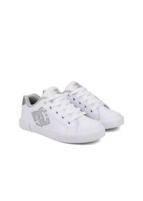DC Shoes, Damen, Sneaker &raquo;Chelsea&laquo;, White/Grey, 7,5(38,5), White/Grey, Mesh-Obermaterial und Leder-Mittelschuh
