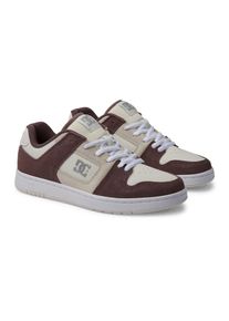 DC Shoes, Damen, Sneaker &raquo;Manteca 4&laquo;, Plum/Offwhite, 6(37), Plum/Offwhite, Obermaterial aus Leder, Nubuk, Wildleder oder Mesh