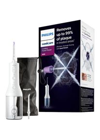 PHILIPS SONICARE , Munddusche »kabelloser Power Flosser 3000 HX3826« 2 Stk. Aufsätze Quad Stream-Technologie, 2 Modi für die Reinigung, 3...