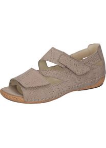 Waldl&auml;ufer Waldl&auml;ufer, Damen, Sandale &raquo;HELIETT&laquo; , Keilsandalette, Sommerschuh, Komfortschuh, Klettverschl&uuml;sse, H-Weite, beige, 7 (40,5), beige, Sandale mit 