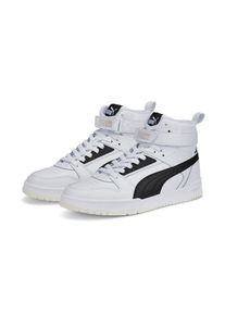 Puma , Sneaker »RBD GAME« , Puma White-Puma Black-Puma Team Gold , 44 , 44 , Recyceltes Obermaterial