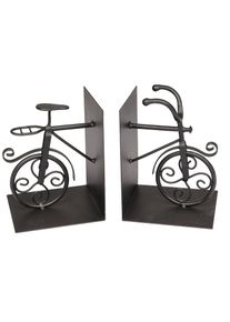 AMBIENTE HAUS , Buchstütze »Fahrrad Buchstützen aus Metall« , schwarz