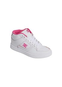 DC Shoes, Damen, Sneaker &raquo;Manteca 4 Mid&laquo;, White/Hot Pink, 8,5(40), White/Hot Pink, Obermaterial aus Leder, Nubuk, Wildleder oder Mesh
