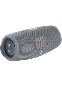 JBL, Bluetooth-Lautsprecher &raquo;Charge 5 Portabler&laquo; (Bluetooth 40 W) wasserdicht, grau, Durchstarten mit der integrierten Powerbank