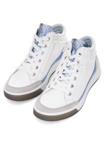 Ara, Damen, Sneakerboots &raquo;ROM&laquo; , Schn&uuml;rboots, Retro Sneaker, Higt Top Sneaker in G-Weite, wei&szlig;-hellblau, 3 (35,5), wei&szlig;-hellblau, Schn&uuml;rer mit 