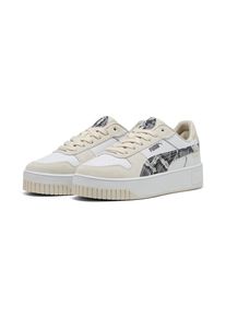 Puma, Damen, Sneaker &raquo;CARINA STREET SNAKE CHIC&laquo;, Puma White-Puma Black-Alpine Snow, 38,5, Puma White-Puma Black-Alpine Snow, Halbschuh
