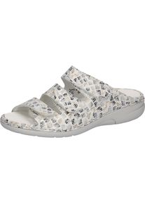 Waldläufer Waldläufer , Pantolette »Gunna« , Keilabsatz, Sommerschuh, Schlappen in bequemer Schuhweite G , offwhite kombiniert , 3,5 (36) , 3,5 (36) ,...