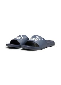 Puma , Badesandale »POPCAT 20« , Inky Blue-Puma White , 43 , 43 , Gepolsterter Synthetikriemen