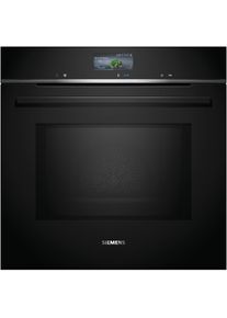 Siemens, Backofen mit Mikrowelle iQ700 &raquo;HM776GKB1&laquo; mit 1-fach-Teleskopauszug, Schwarz, Backofen mit Mikrowelle