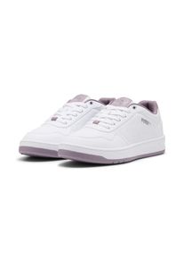 Puma, Damen, Sneaker &raquo;COURT CLASSY&laquo;, Puma White-Plum Jam-Puma Silver, 36, Puma White-Plum Jam-Puma Silver, Synthetisches Obermaterial