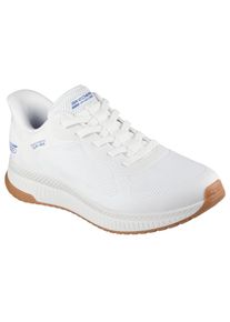 Skechers, Herren, Slip-On Sneaker &raquo;BOBS SQUAD 4&laquo; Trainingsschuh, Sneaker, Schn&uuml;rschuh zum einfachen reinschlupfen, wei&szlig;, 40, wei&szlig;, Skechers 