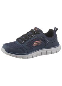 Skechers , Sneaker »TRACK-KNOCKHILL« mit gepolsterter Innensohle, Freizeitschuh, Halbschuh, Schnürschuh , navy-orange , 46 , 46 , Mit gepolstertem...