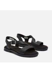 Timberland, Damen, Sandale &raquo;CALISTA BAY BACKSTRAP SANDAL&laquo; aus Leder, blk full gra, 42, blk full gra, Modische Sandale von Timberland mit 