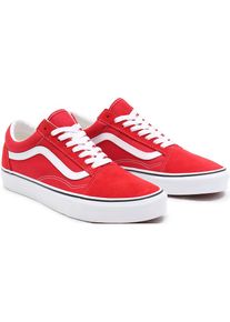 Vans, Damen, Sneaker &raquo;Old Skool&laquo; aus textilem Canvas-Material, rot, 39, rot, Sportlicher Sneaker von Vans mit Schn&uuml;rung