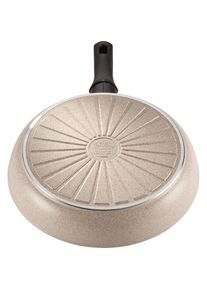 Ballarini , Bratpfanne »Ledro« Aluminium 1 Stk. tlg. Keramikbeschichtung, recyceltes Aluminium, Thermopoint, Made in Italy , beige