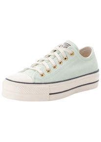 Converse, Damen, Sneaker &raquo;CHUCK TAYLOR ALL STAR LIFT PLATFORM SUEDE&laquo;, SURPLUS MINT/NATURAL IVORY, 37,5, SURPLUS MINT/NATURAL IVORY, Modischer Sneaker 