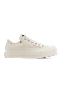 Converse , Sneaker »CHUCK TAYLOR ALL STAR LIFT FLORAL EMBROIDERY LOW TOP« , EGRET/SUGAR BERRY/CACTUS BUD , 37,5 , 37,5 , Sportlicher Sneaker von...