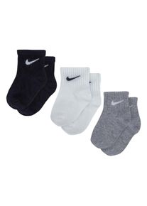 Nike Sportswear , Socken »NHN CORE SWOOSH GRIPPER« 3 Paar tlg. für Babys Gr. 86 - 92 , schwarz, weiß, grau , 86/92 (12/24) , 86/92 (12/24) ,...