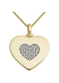 Firetti , Juegendliche , Kettenanhänger »Schmuck Geschenk Gold 333 Halsschmuck Anhänger für Halskette Herz« () mit Diamant ,...