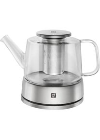 Zwilling, Teekanne &raquo;Sorrento&laquo; 0, 8 l Set, Set enth&auml;lt Teekanne mit St&ouml;vchen und Teesieb, 3 Stk. tlg. Teekanne mit St&ouml;vchen, 18/10 Edelstahl, Glas, 