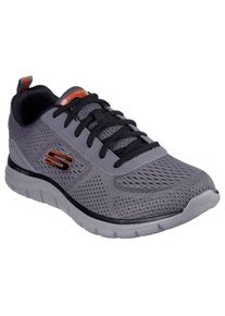 Skechers , Schnürschuh »TRACK-LESHUR« Freizeitschuh, Trainingsschuh im Materialmix , dunkelgrau , 46 , 46 , Super leichte Skechers Sneaker in...
