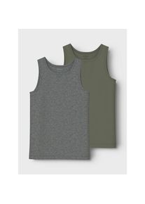 name it , Juegendliche , Unterhemd »NKMTANK für Jungen mit Rundhals und elastischem Tragekomfort« Packung, 2 Stk. tlg., normal, Jersey, eingefasste...