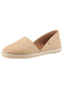 VERBENAS, Damen, Espadrille &raquo;CARMEN SERRAJE&laquo; , Schlupfschuh, Sommerschuh, Loafer mit typischem Jute-Rahmen, sand, 40, sand, Gelenkoffenes, 