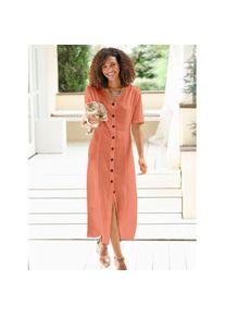 Casual Looks , Damen , Sommerkleid »Kleid« , papaya , Normalgrößen , 44 -Normalgrößen , 44 , gewebte Qualität