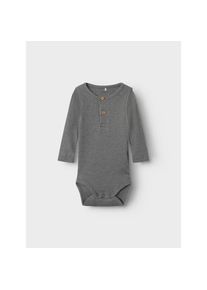 name it , Langarmbody »NBMKAB LS BODY NOOS« , Mockingbird Detail:MELANGE , N-Gr , 86 -N-Gr , 86 , Langarmbody von name it für Jungen