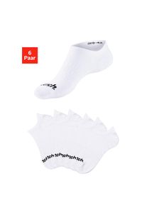 Bench. , Sportsocken Packung, 6 Stk. tlg. Sneakersocken verschwinden im Schuh , 6x weiß , 43-46 , 43-46 , Sportive Sneaker Socken verschwinden in...