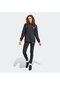 adidas Sportswear , Trainingsanzug »W LEISURE TS« 2 Stk. tlg. , Black , XS , XS , Ein lässiges Lifestyle-Outfit, das einen lockeren Pullover mit...