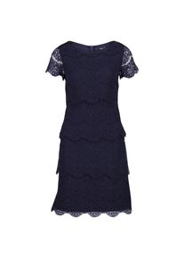 Vera Mont , Spitzenkleid »Spitzenkleid kurzarm« , Night Sky , EURO , 48 -EURO , 48 , Passform: Gerade
