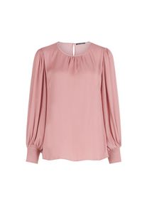 Betty Barclay , Satinbluse »Satin-Bluse langarm« , Ash Rose , 44 , 44 , Passform: Weich fallend