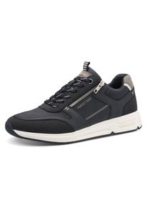 Marco Tozzi , Keilsneaker , Freizeitschuh, Halbschuh, Schnürschuh mit praktischem Reißverschluss , navy , 46 , 46 , Moderner Sneaker mit...