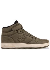 Lotto, Herren, Sneaker - mit w&auml;rmendem Innenfutter, OLIVE-BLACK, 44, OLIVE-BLACK, Gef&uuml;tterter Midcut Sneaker von Lotto