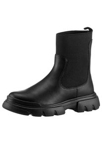 Geox , Kinder,Jugendliche , Chelseaboots »J JUNETTE GIRL C« Plateaustiefel, Schlupfstiefel, Winterstiefel mit Blockabsatz , schwarz , 34 , 34 ,...