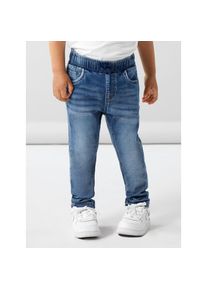 name it, Herren, Schlupfjeans &raquo;NMMRYAN SLIM SWE JEANS 2472-TH NOOS&laquo; im Jogging Style, Medium Blue Denim, N-Gr, 98 -N-Gr, Medium Blue Denim, 