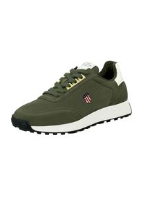 Gant, Damen, Sneaker &raquo;Garold&laquo; , Schn&uuml;rschuh, Freizeitschuh im Materialmix, olivgr&uuml;n, 43, olivgr&uuml;n, Coole Runner Sneaker mit Schn&uuml;rung und 