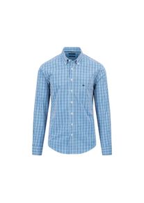 Fynch-Hatton , Hemdjacke ohne Kapuze mit Karo Muster , vibrant blue , M , M , Langarmhemd von FYNCH HATTON