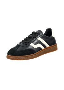 Gant, Damen, Sneaker &raquo;Cuzmo&laquo; Retro Sneaker, Schn&uuml;rschuh mit Lederinnensohle, schwarz-wei&szlig;, 45, schwarz-wei&szlig;, L&auml;ssiger Sneaker mit kontrastfarbene 