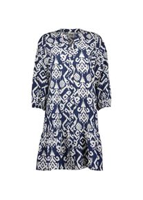 Blue Seven , Sommerkleid »Kleid LATE SUMMER« 1 tlg. , 575 - DK BLAU , 40 , 40 , Blusenkleid mit durchgehender Knopfleiste