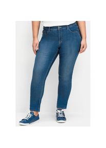 sheego , Stretch-Jeans 1 Stk. tlg. , blue denim , Normalgrößen , 46 -Normalgrößen , 46