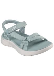 Skechers , Sandale »GO WALK FLEX SANDAL-SUBLIME-X« , Sommerschuh, Sandalette, Klettschuh, mit Goga Mat Footbed , mintgrün , 41 , 41 , Sandale mit...
